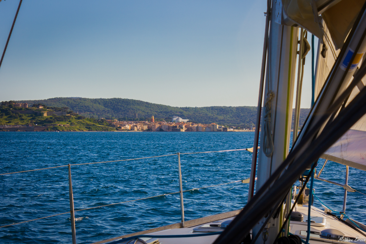 St Tropez vu depuis notre bateau