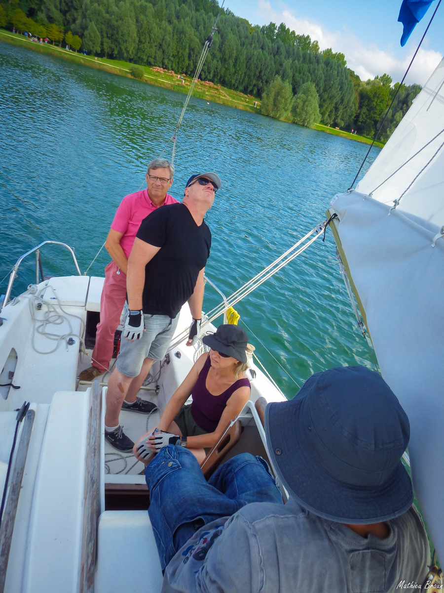 On apprend à régler les voiles et on vérifie ce qu'on a fait !