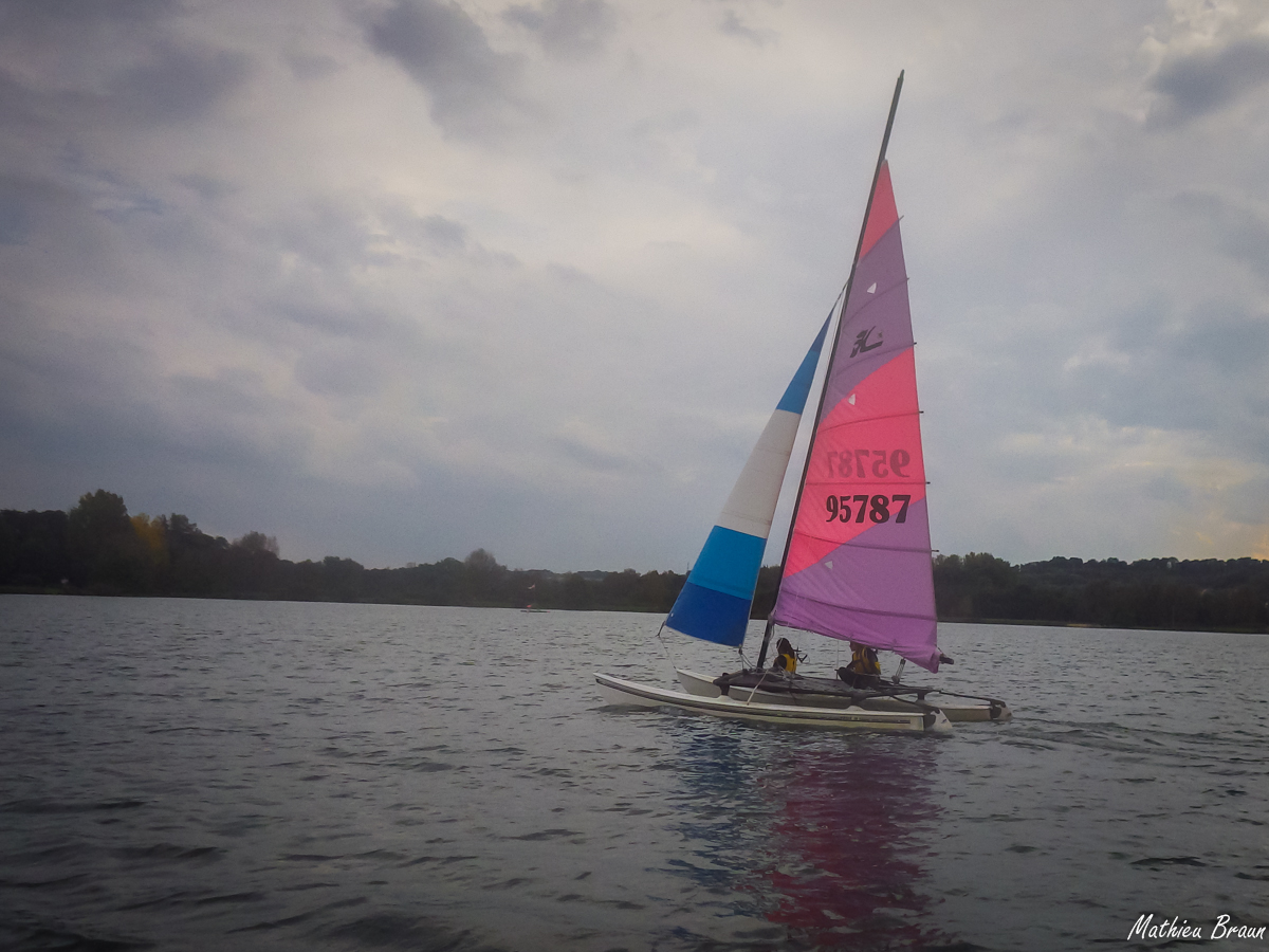 Hobie Cat 16 dans le petit temps