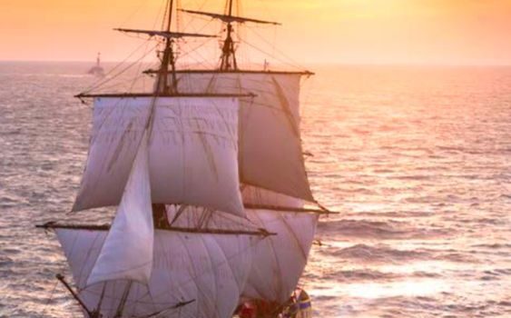 L’Hermione sera à Dieppe les 11 et 12 mai.